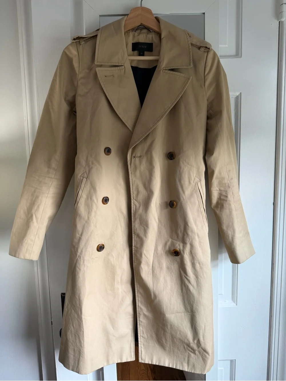 Classic JCREW Beige Trench Coat